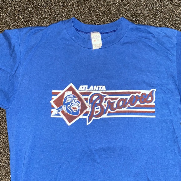 SINGLE STITCH ATL BRAVES TEE - Picture 2 of 3